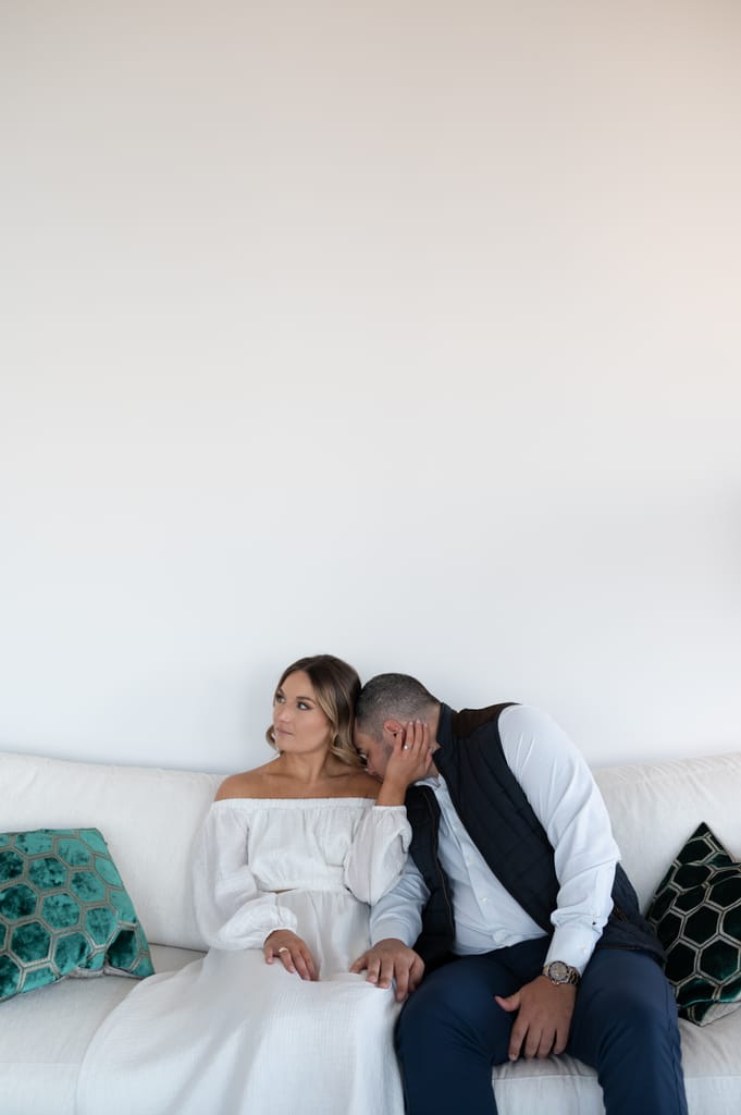 Emily and Griffin during their engagement session, photograph 47 of 57