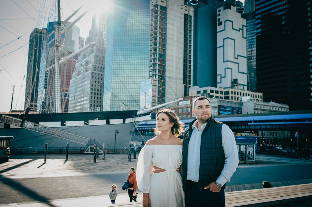 Emily and Griffin during their engagement session, photograph 18 of 57