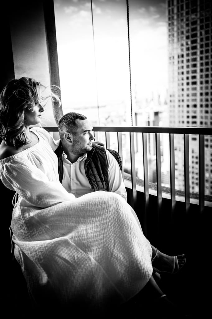 Emily and Griffin during their engagement session, photograph 50 of 57