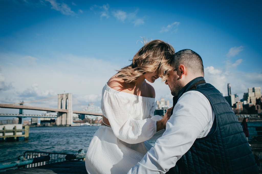 Emily and Griffin during their engagement session, photograph 29 of 57