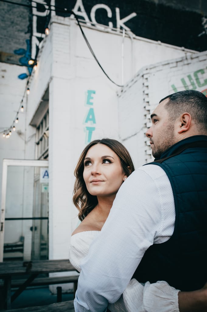 Emily and Griffin during their engagement session, photograph 35 of 57