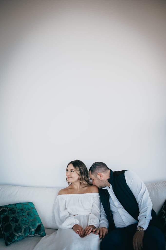 Emily and Griffin during their engagement session, photograph 46 of 57