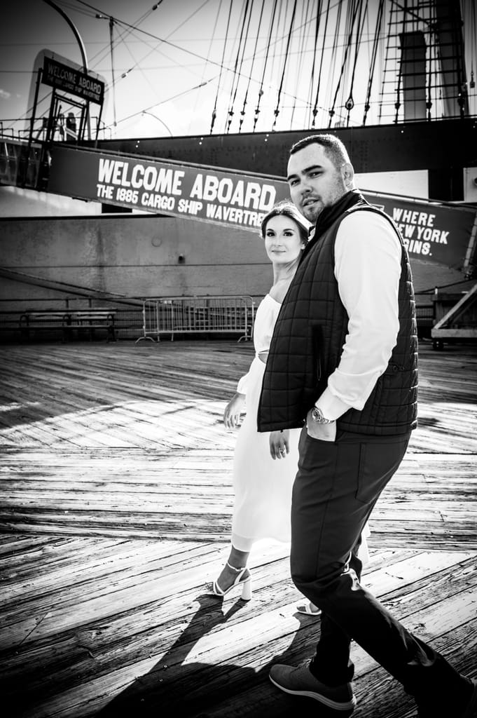 Emily and Griffin during their engagement session, photograph 27 of 57