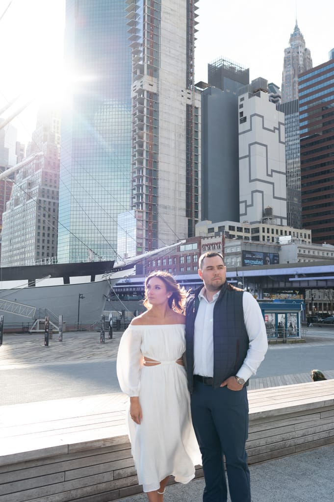 Emily and Griffin during their engagement session, photograph 20 of 57