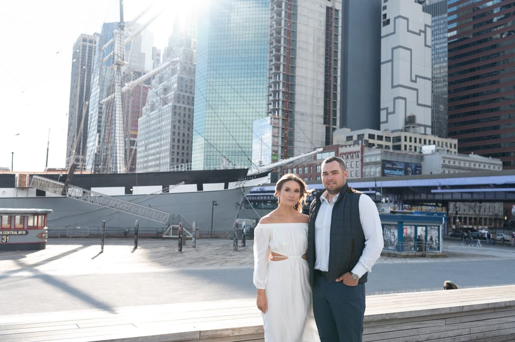 Emily and Griffin during their engagement session, photograph 17 of 57