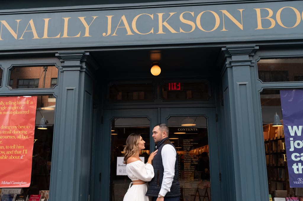 Emily and Griffin during their engagement session, photograph 13 of 57