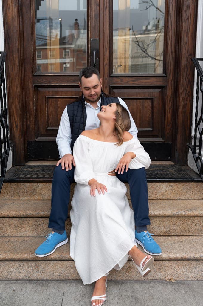 Emily and Griffin during their engagement session, photograph 4 of 57