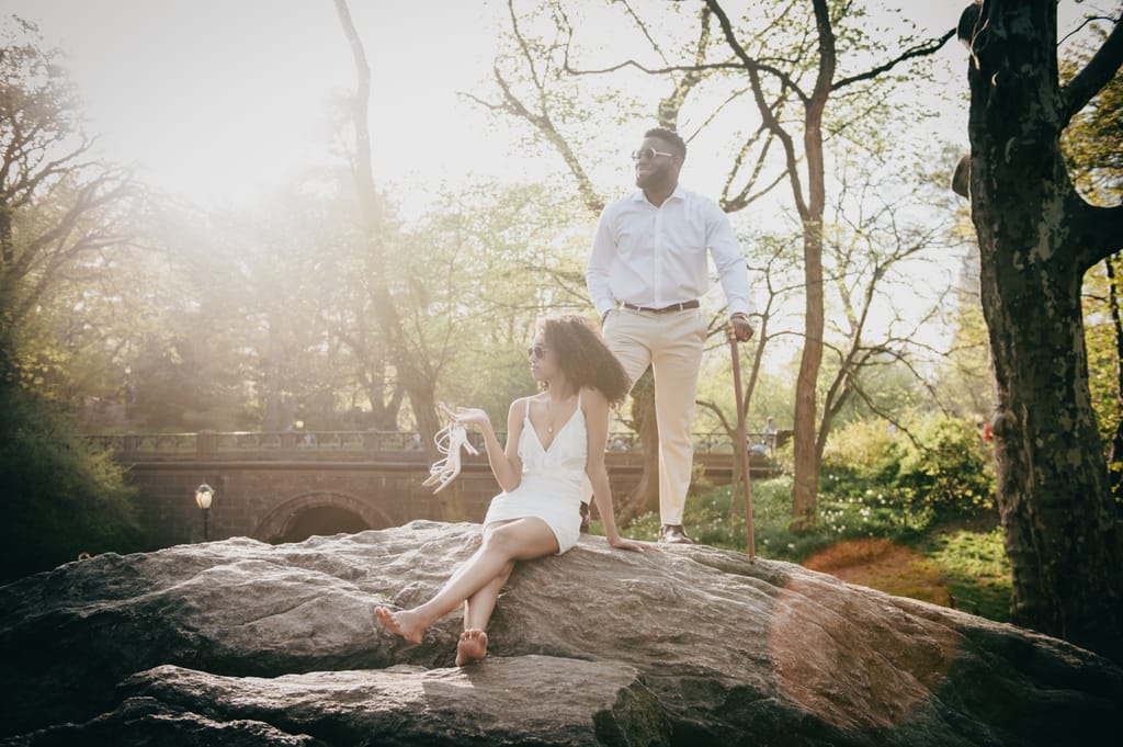 GK and Elan during their engagement session, photograph 6 of 32