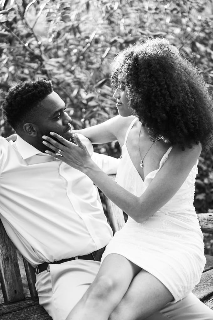 GK and Elan during their engagement session, photograph 17 of 32