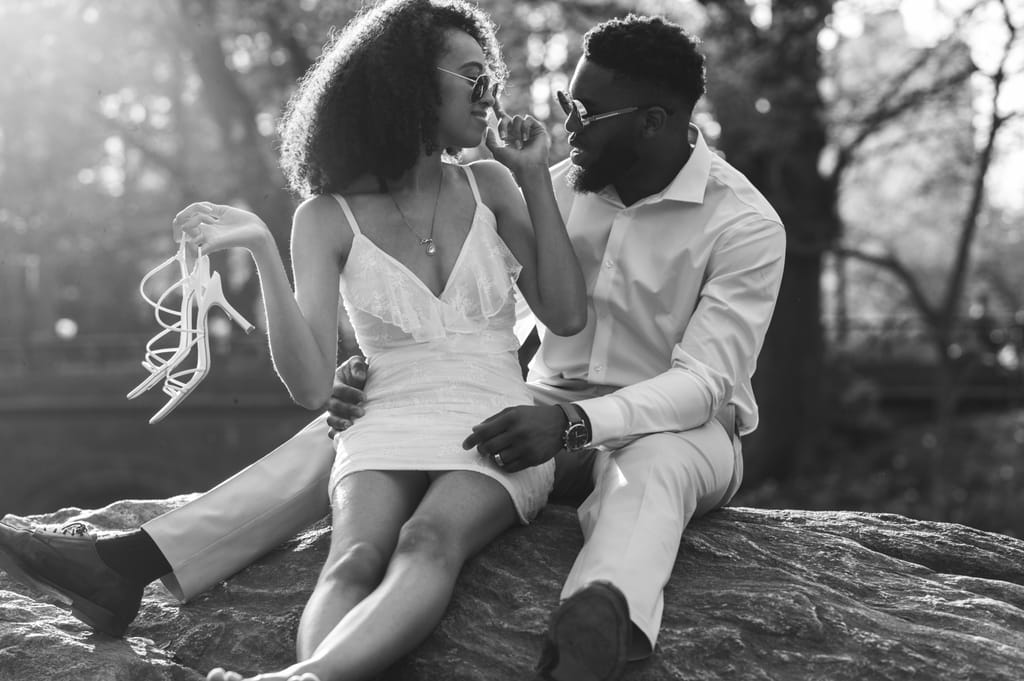 GK and Elan during their engagement session, photograph 8 of 32
