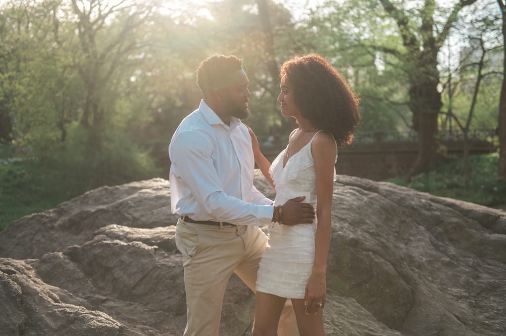 GK and Elan during their engagement session, photograph 1 of 32