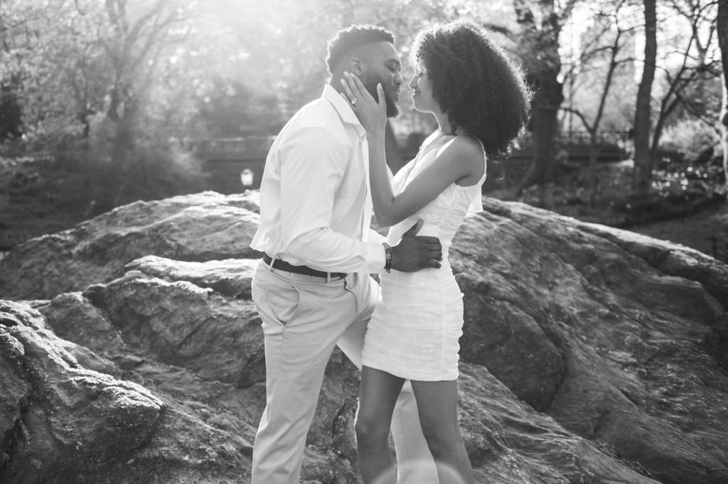 GK and Elan during their engagement session, photograph 3 of 32