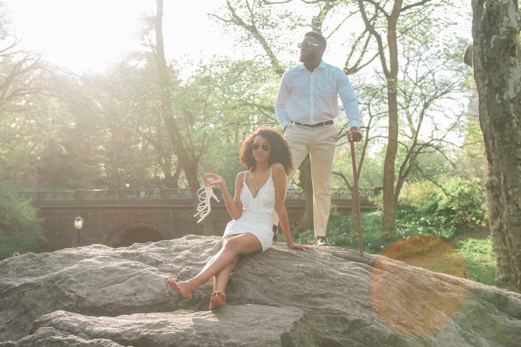 GK and Elan during their engagement session, photograph 5 of 32