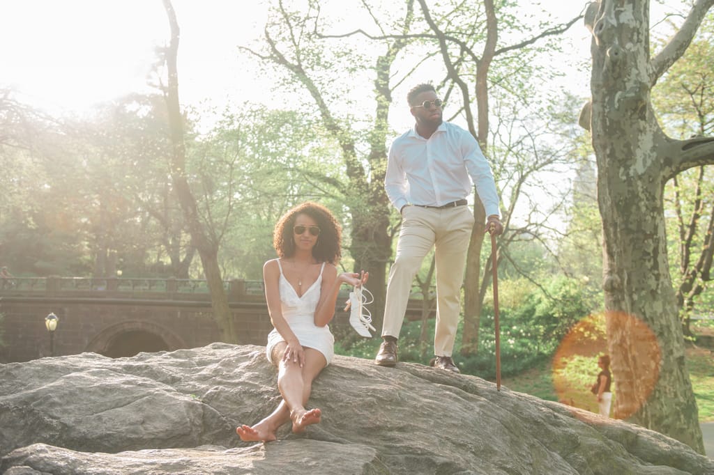 GK and Elan during their engagement session, photograph 4 of 32
