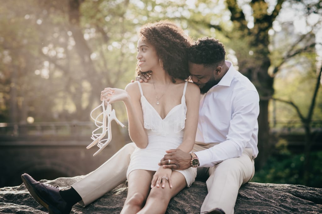 GK and Elan during their engagement session, photograph 11 of 32