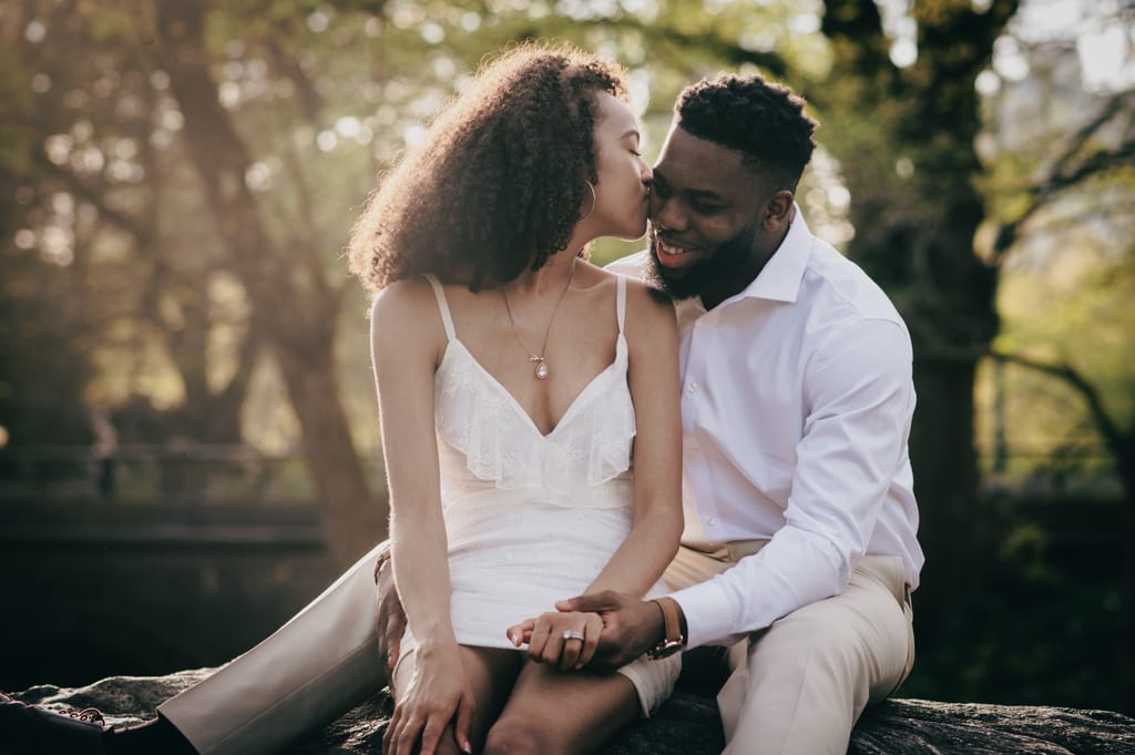 GK and Elan during their engagement session, photograph 12 of 32