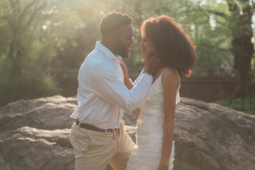 GK and Elan during their engagement session, photograph 2 of 32