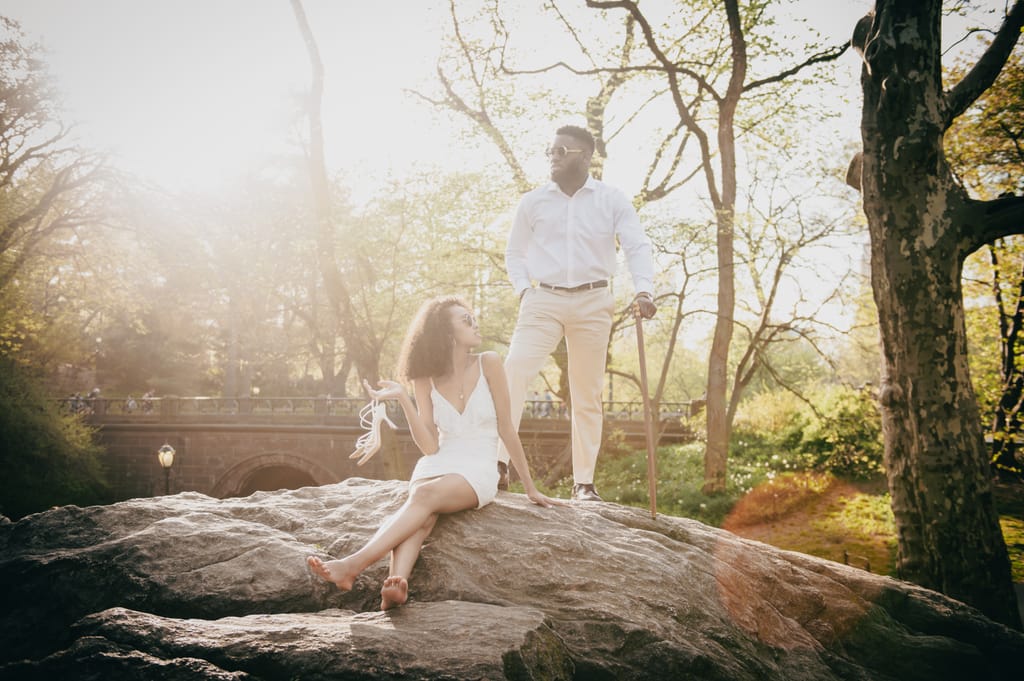 GK and Elan during their engagement session, photograph 7 of 32