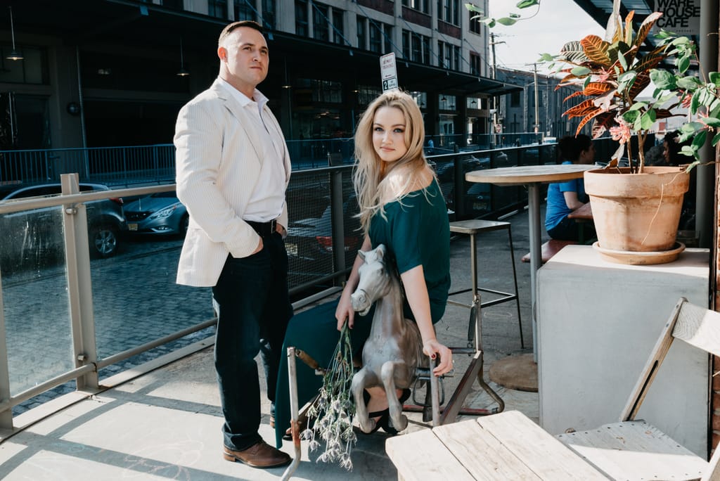 Jackie and Jay during their engagement session, photograph 18 of 53