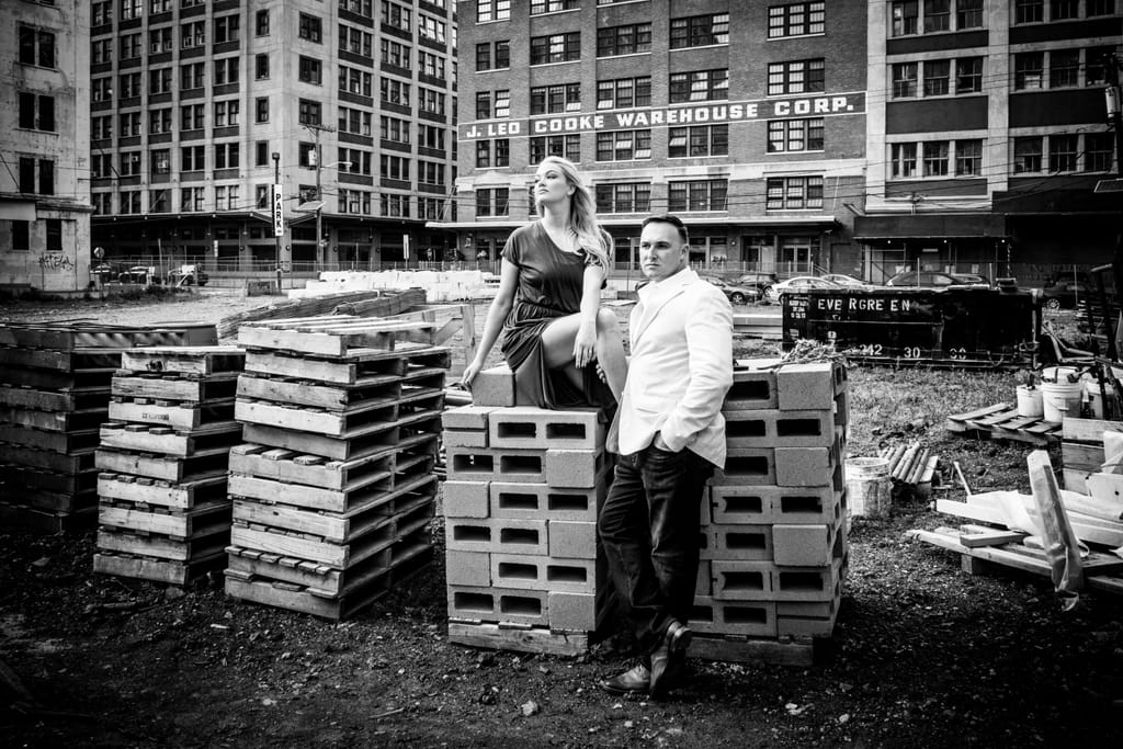 Jackie and Jay during their engagement session, photograph 26 of 53