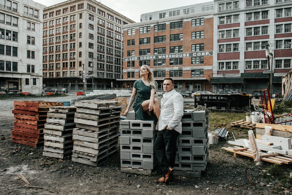 Jackie and Jay during their engagement session, photograph 25 of 53