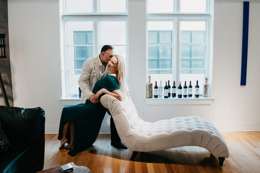 Jackie and Jay during their engagement session, photograph 12 of 53