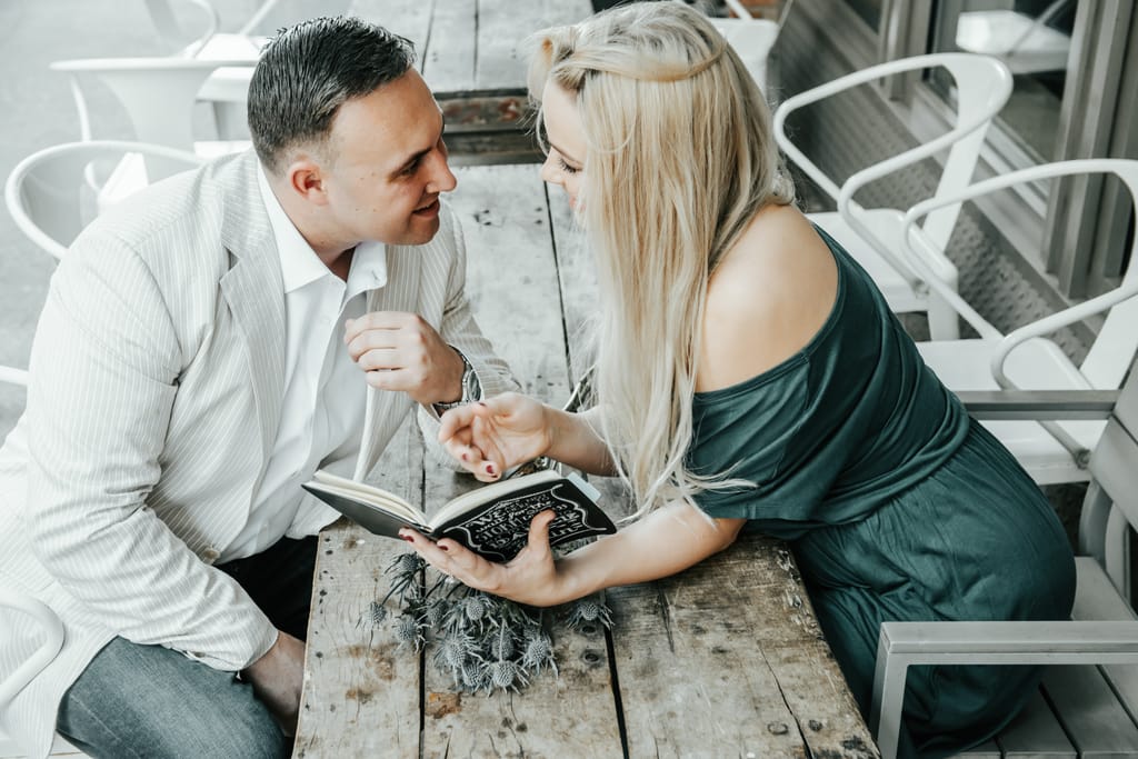 Jackie and Jay during their engagement session, photograph 19 of 53