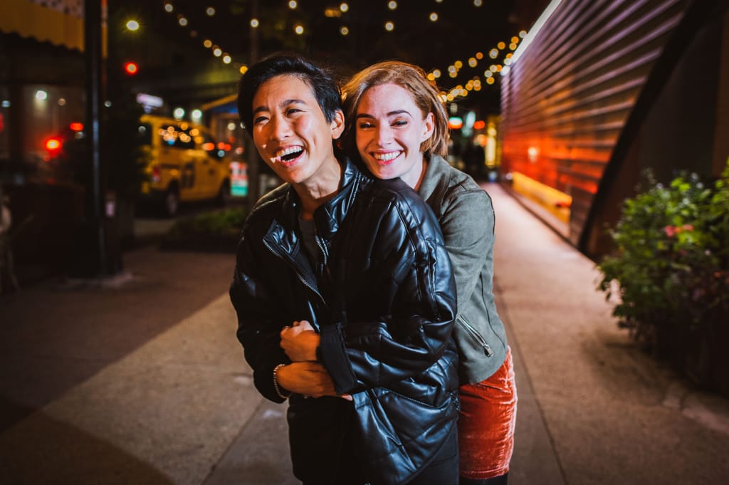 Jess and Kelly during their engagement session, photograph 50 of 51