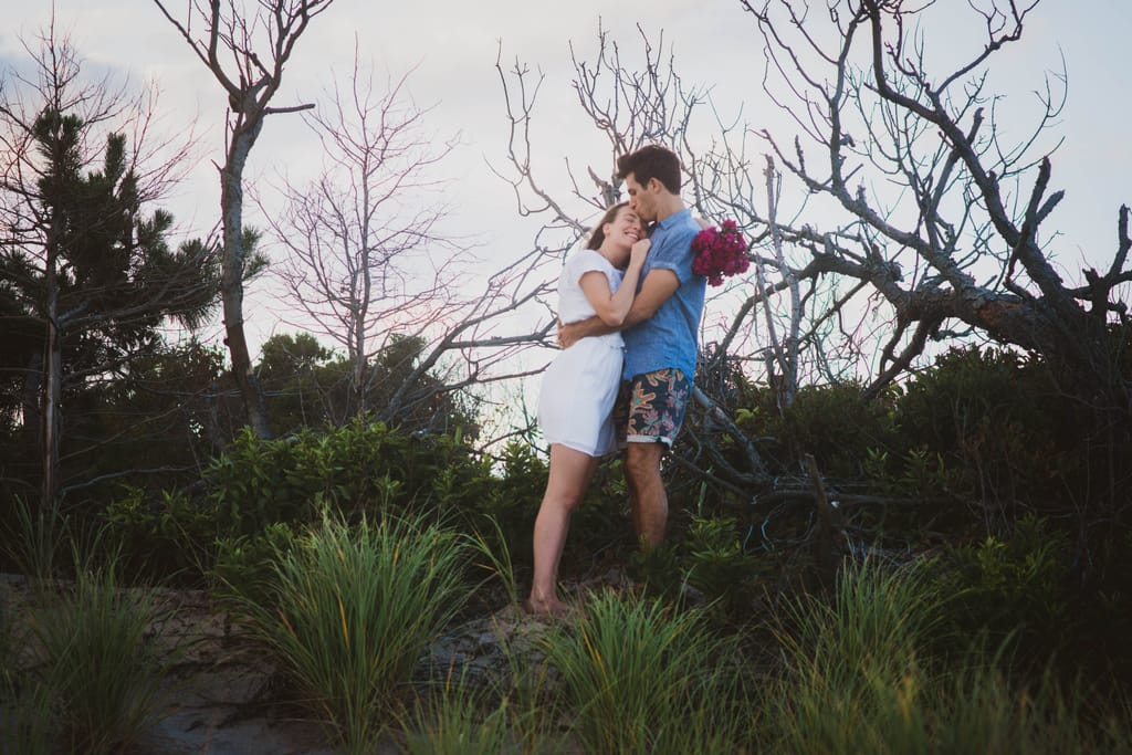 Laura and Bobby during their engagement session, photograph 32 of 55