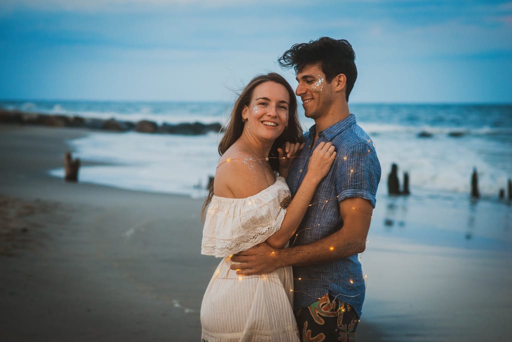 Laura and Bobby during their engagement session, photograph 46 of 55
