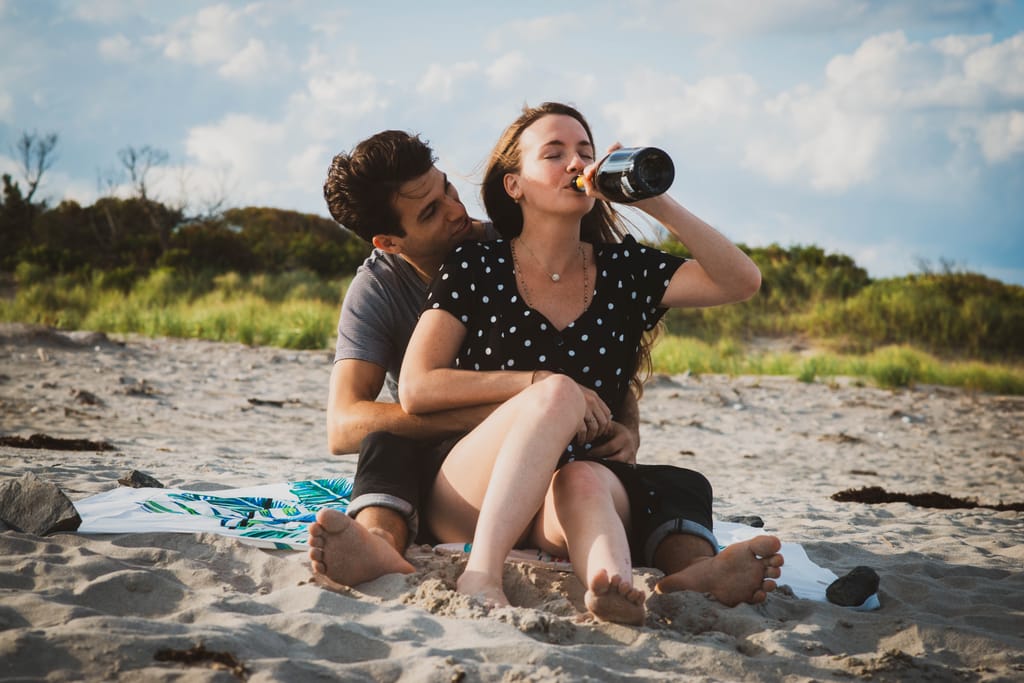 Laura and Bobby during their engagement session, photograph 7 of 55