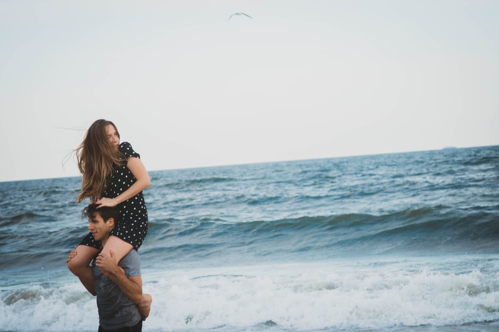 Laura and Bobby during their engagement session, photograph 23 of 55