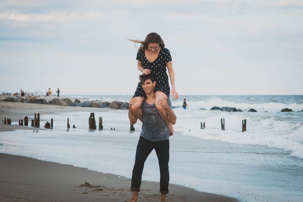Laura and Bobby during their engagement session, photograph 20 of 55