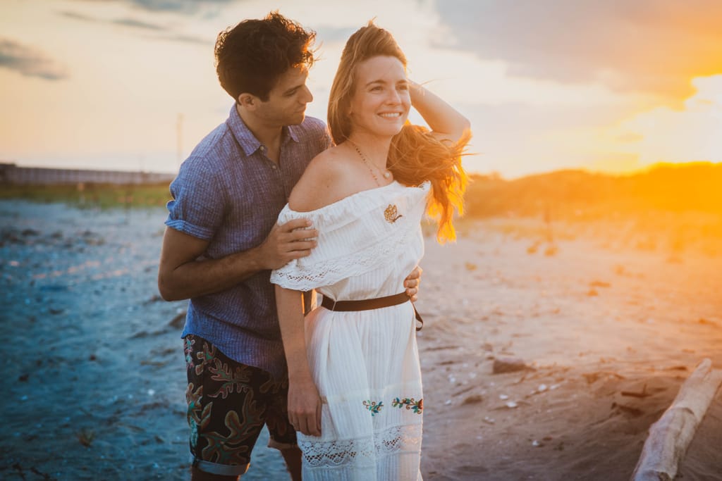 Laura and Bobby during their engagement session, photograph 41 of 55