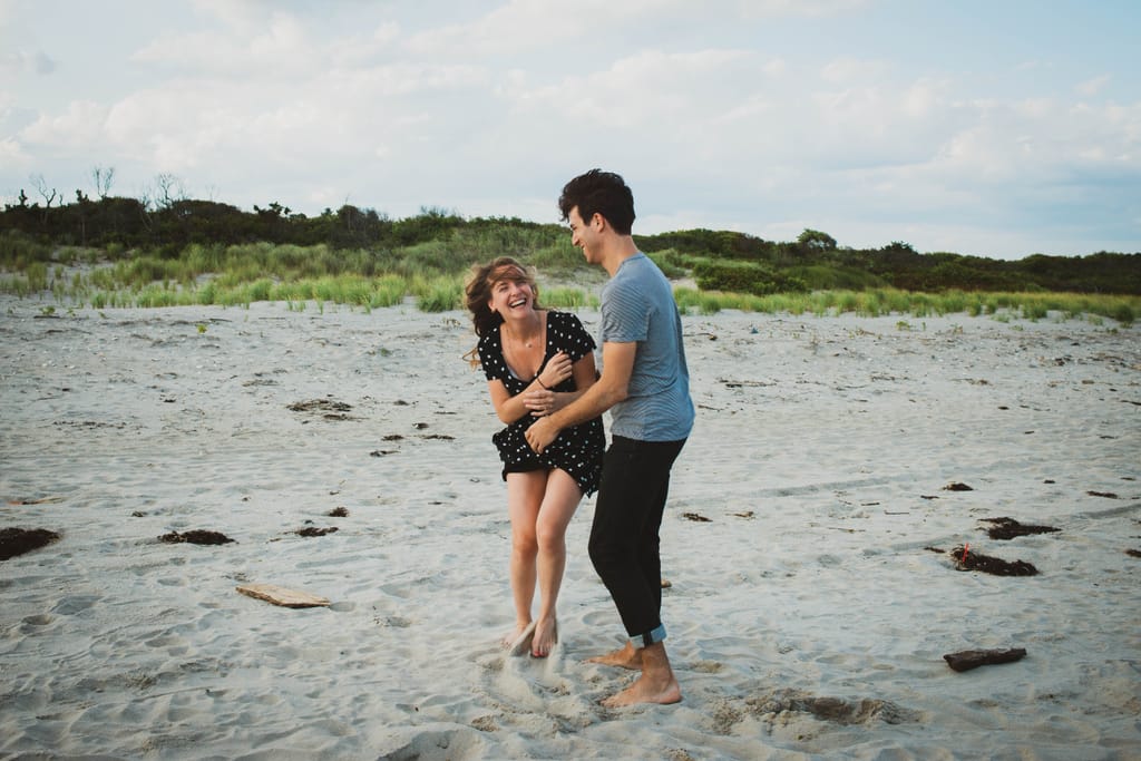 Laura and Bobby during their engagement session, photograph 3 of 55