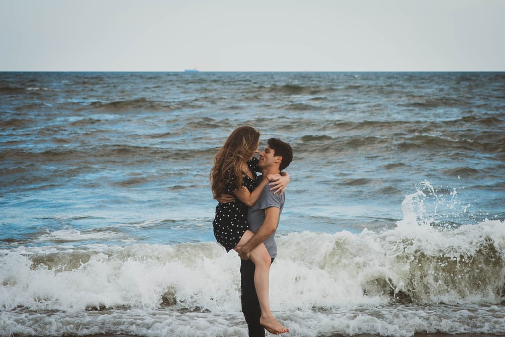 Laura and Bobby during their engagement session, photograph 14 of 55