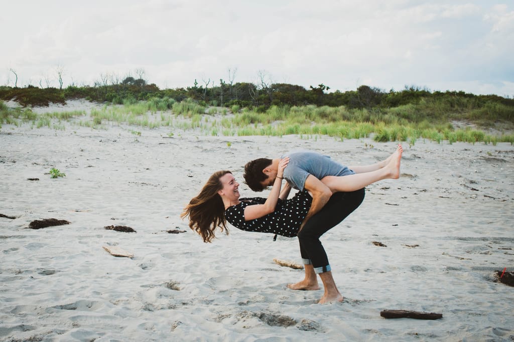 Laura and Bobby during their engagement session, photograph 5 of 55
