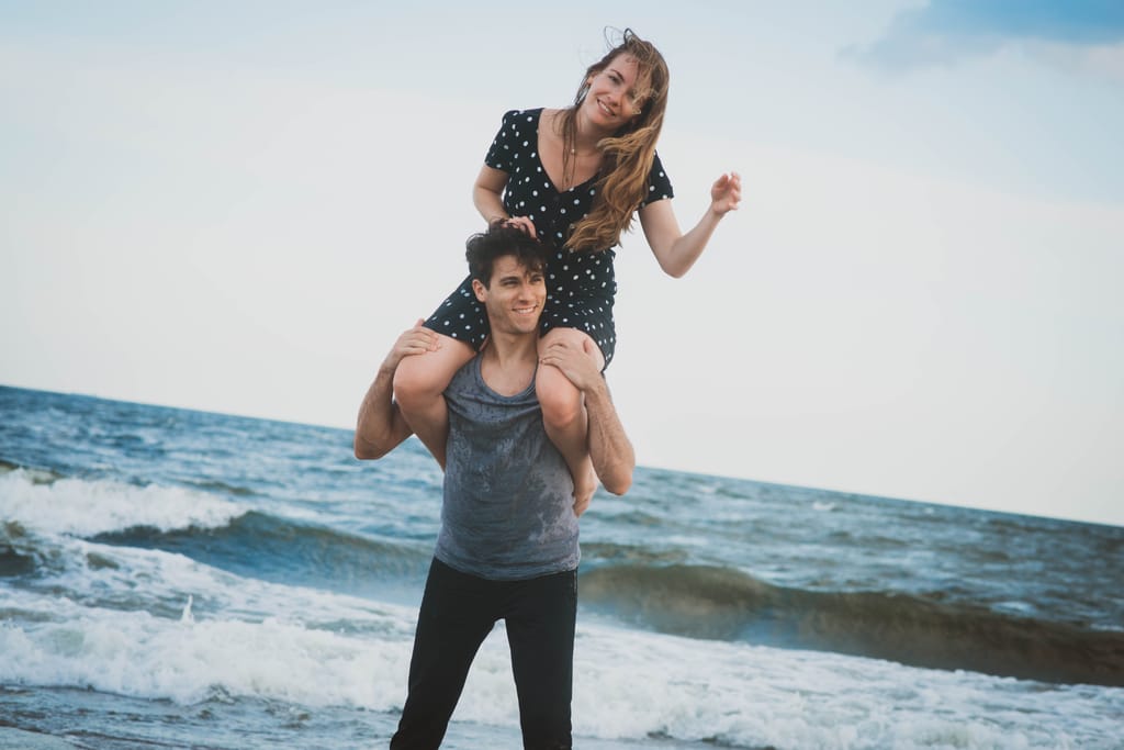 Laura and Bobby during their engagement session, photograph 24 of 55
