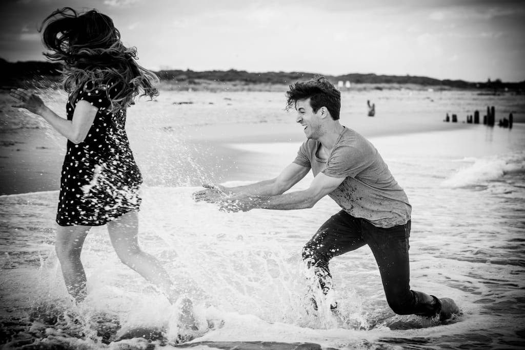 Laura and Bobby during their engagement session, photograph 17 of 55