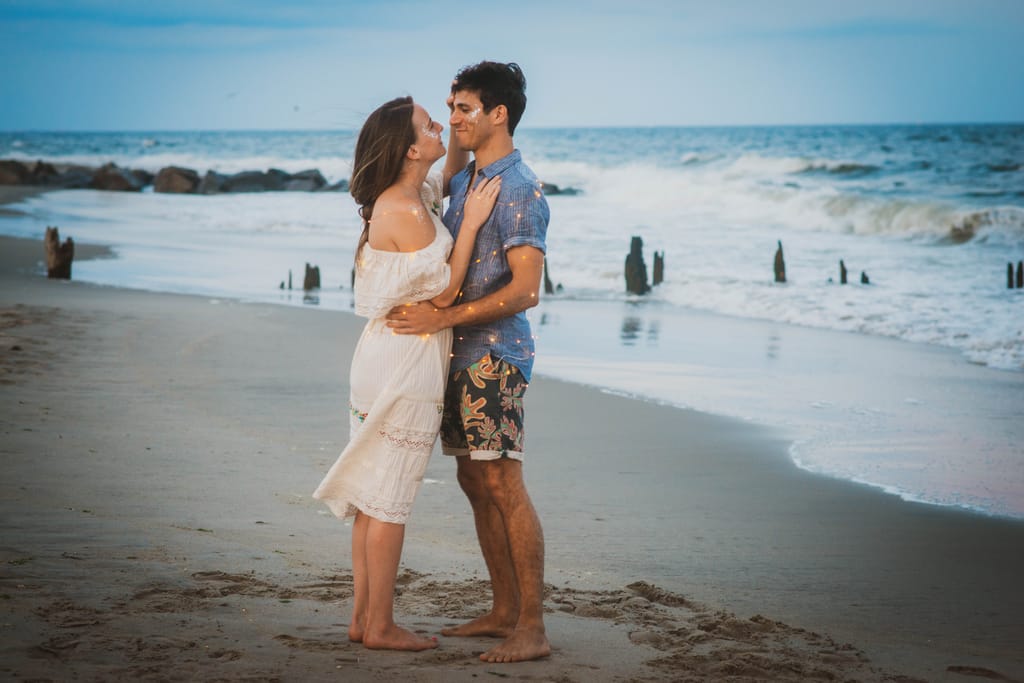 Laura and Bobby during their engagement session, photograph 47 of 55