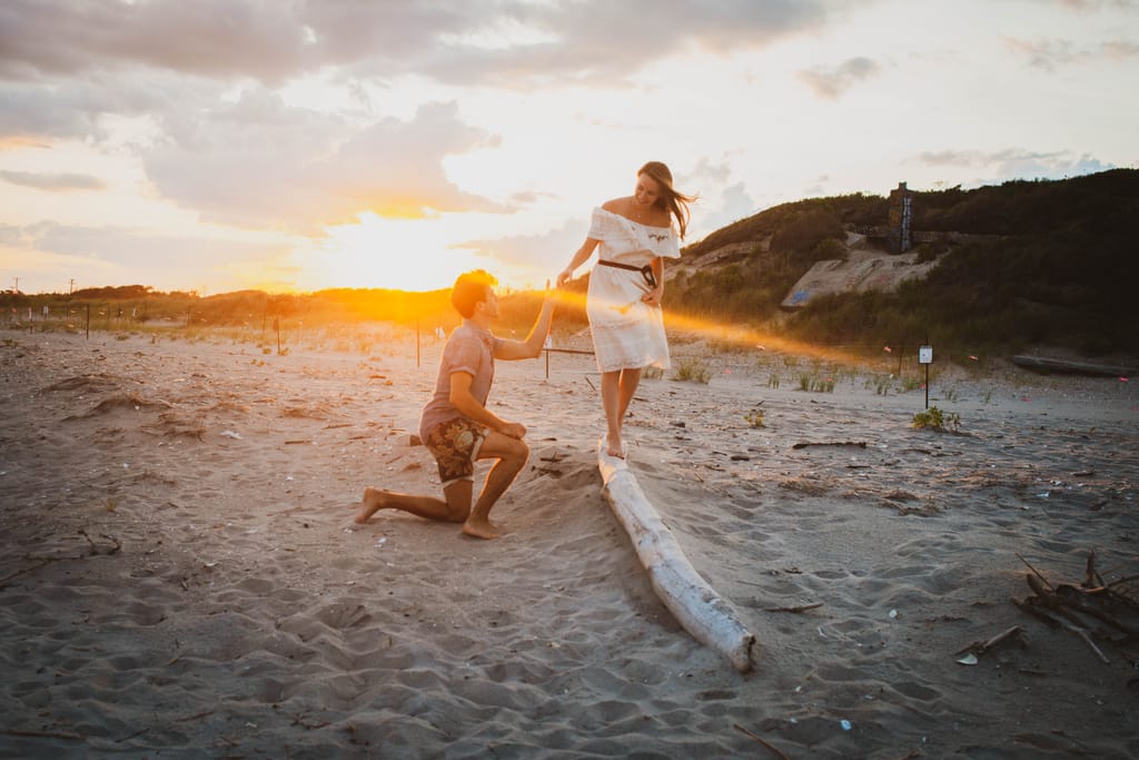 Laura and Bobby during their engagement session, photograph 38 of 55