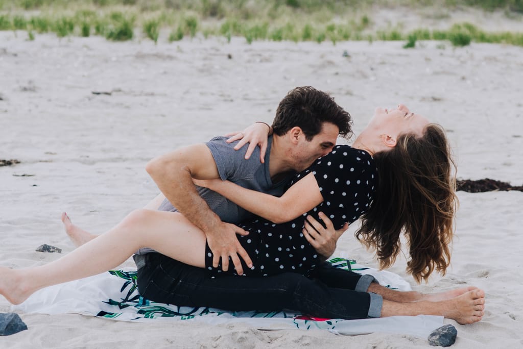 Laura and Bobby during their engagement session, photograph 11 of 55