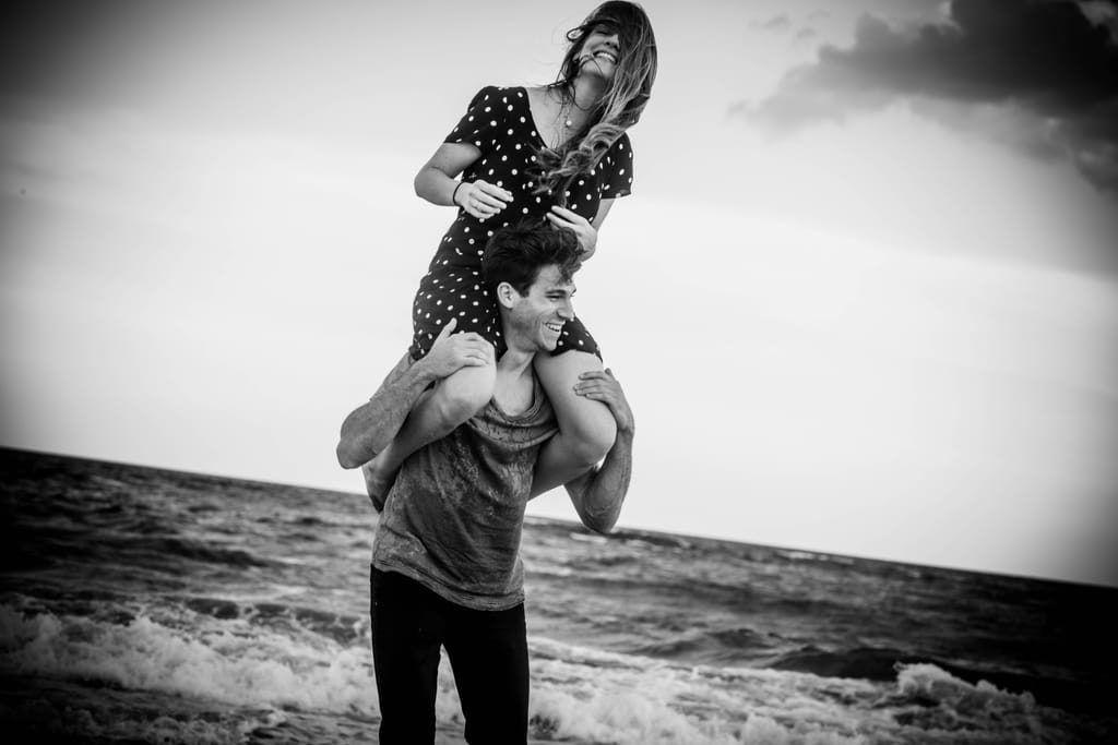 Laura and Bobby during their engagement session, photograph 25 of 55