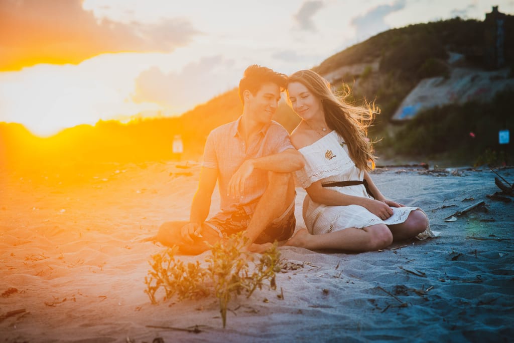 Laura and Bobby during their engagement session, photograph 43 of 55