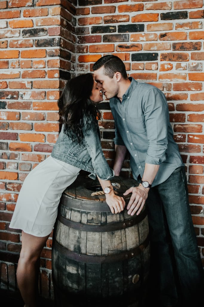 Lauren and Justin during their engagement session, photograph 2 of 53