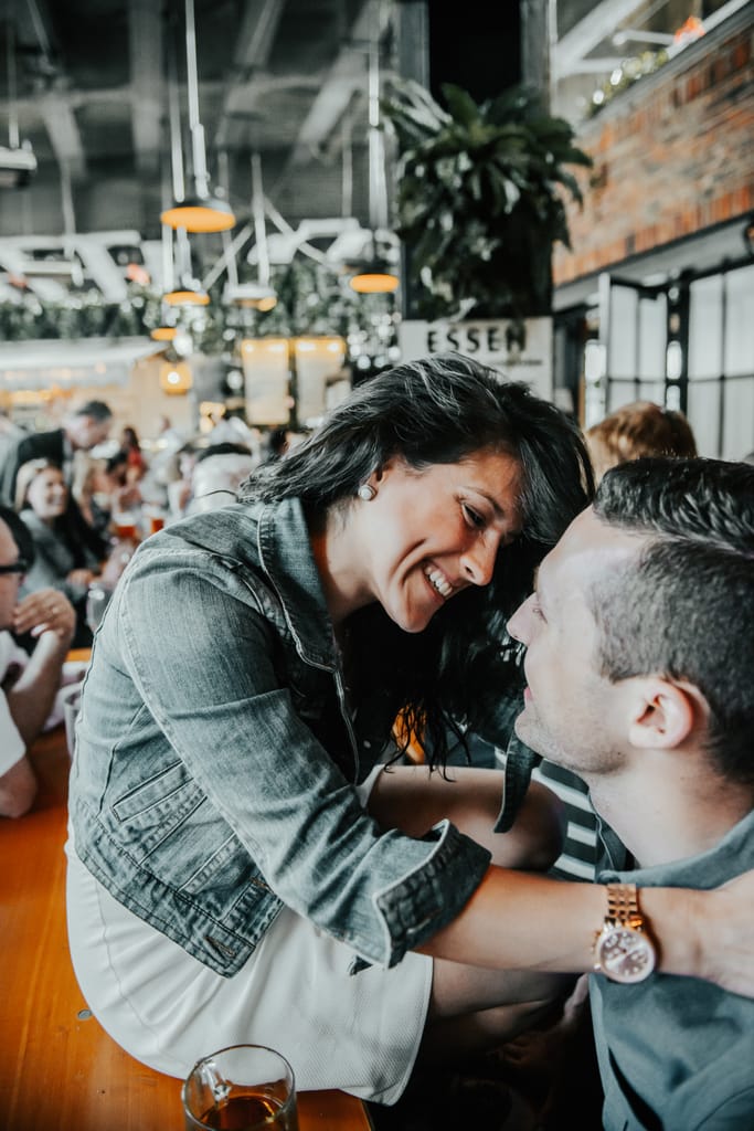 Lauren and Justin during their engagement session, photograph 1 of 53