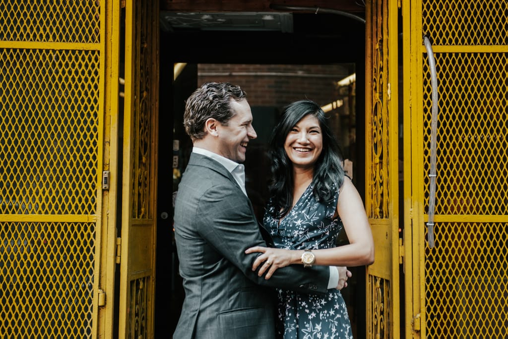 Lilly and David during their engagement session, photograph 11 of 24