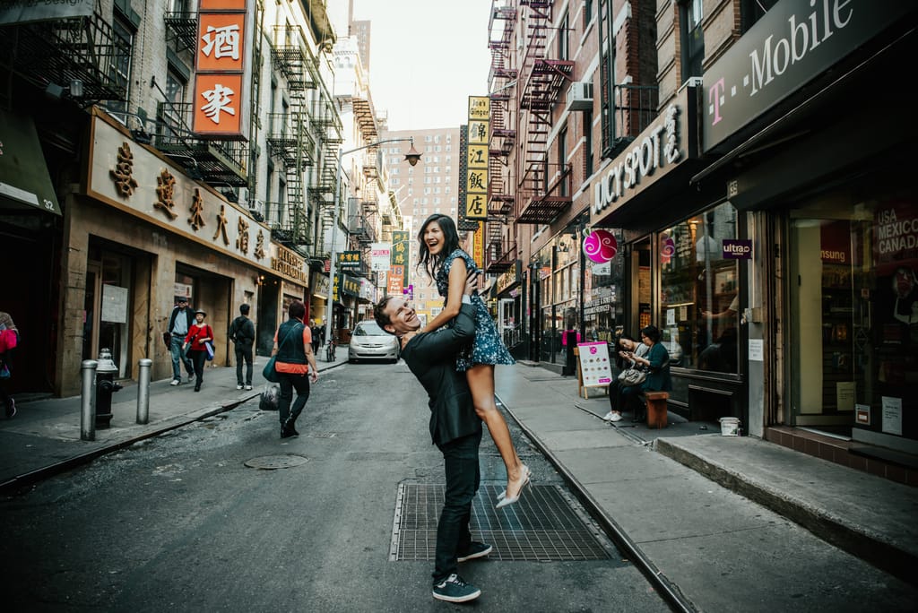 Lilly and David during their engagement session, photograph 18 of 24