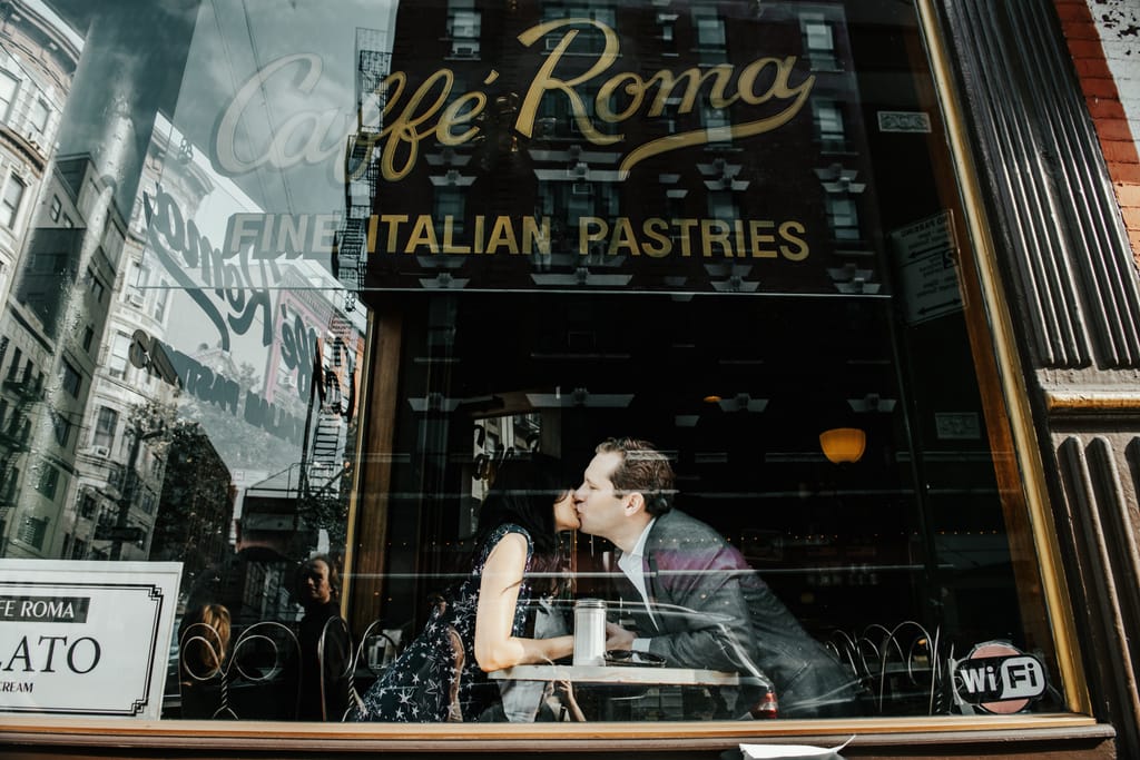 Lilly and David during their engagement session