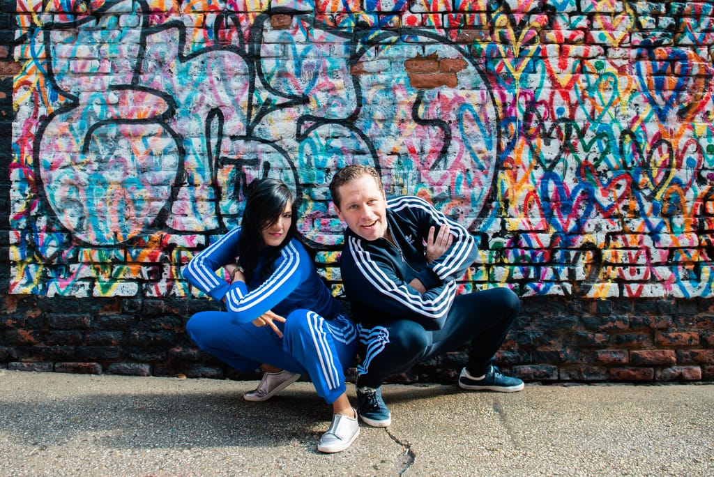 Lilly and David during their engagement session, photograph 2 of 24